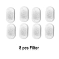 Snapflow water fountain replacement filters, 8 pack contents