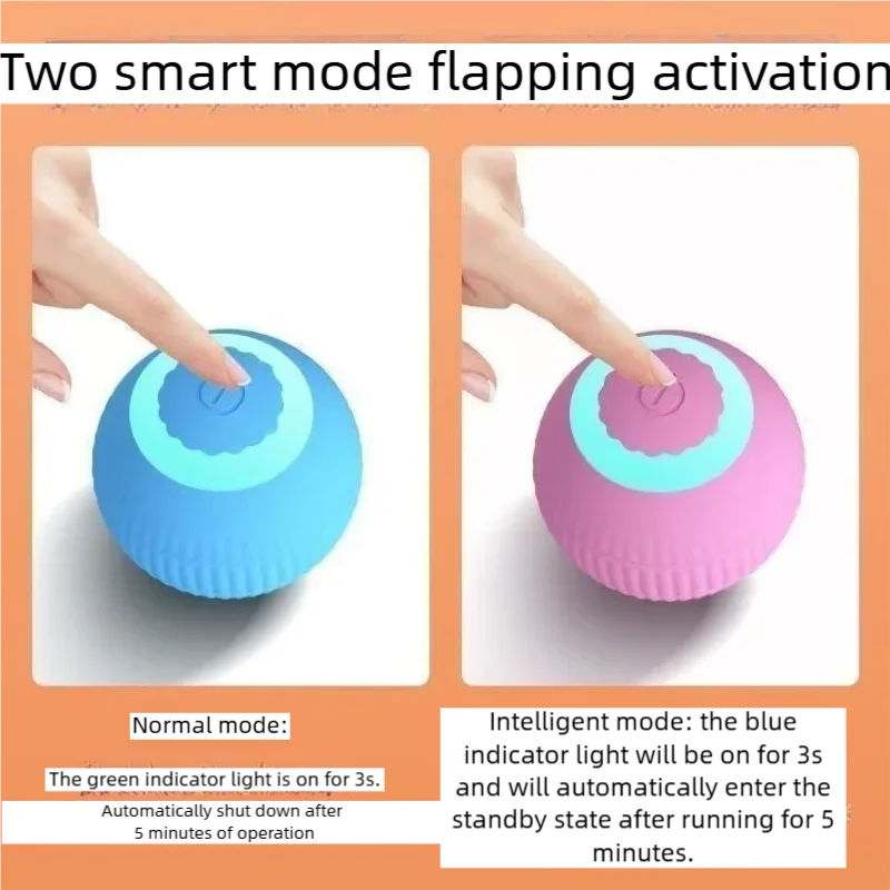 Snapflow Rolling Play Ball, rechargeable self-moving cat ball