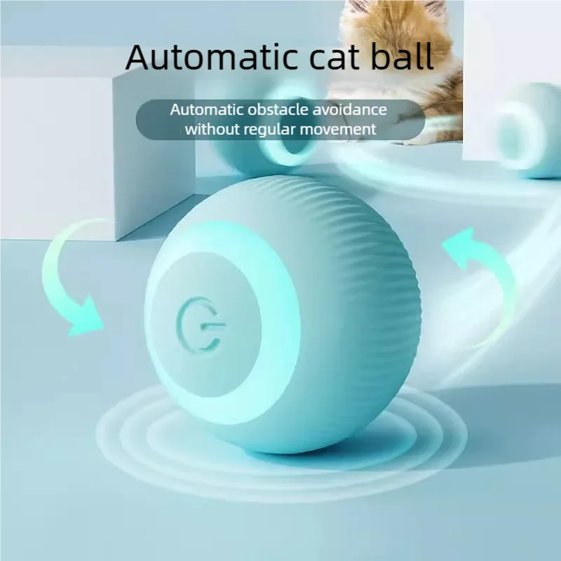 Snapflow Rolling Play Ball, self-moving interactive cat toy